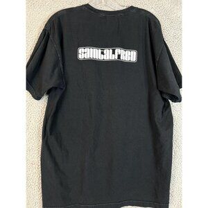 Saint St Alfred T Shirt Mes size large‎ San Andreas Style Pocket T Double Sided